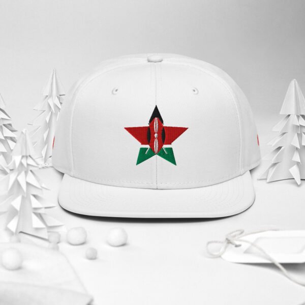 Snapback Hat - Kenya Star Flag - Image 2