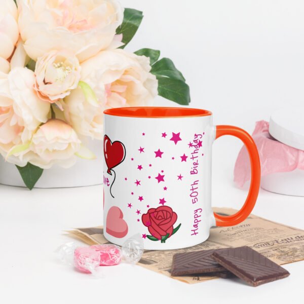 Mug with Color Inside - Image 8