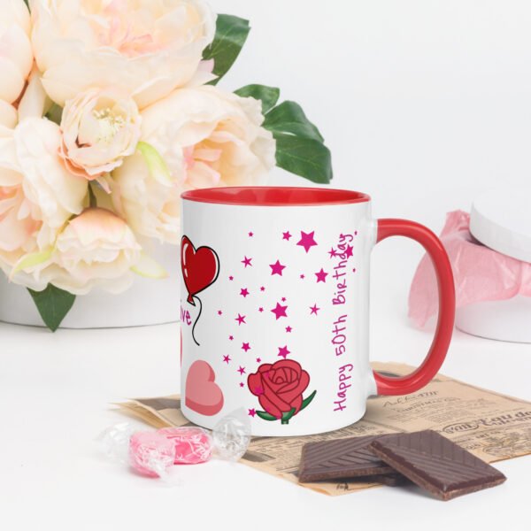 Mug with Color Inside - Image 5