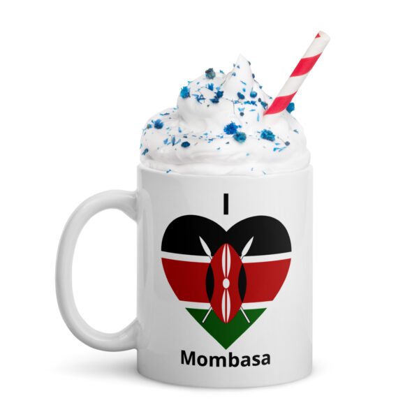Mombasa White glossy mug - Image 2