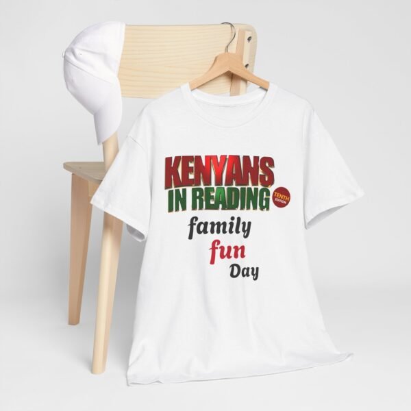 Kenyans in Reading Family Fun Day Tee, Unisex Cotton T-Shirt, Perfect for Book Lovers, Family Events, Reading Programs, Gifts - Image 6