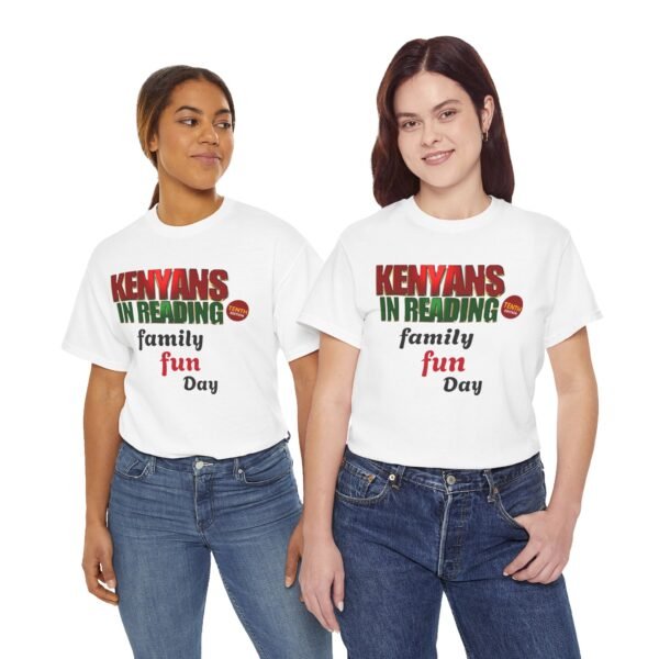 Kenyans in Reading Family Fun Day Tee, Unisex Cotton T-Shirt, Perfect for Book Lovers, Family Events, Reading Programs, Gifts - Image 4