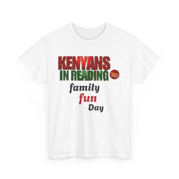 Kenyans in Reading Family Fun Day Tee, Unisex Cotton T-Shirt, Perfect for Book Lovers, Family Events, Reading Programs, Gifts - Image 2