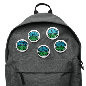 Set of pin buttons