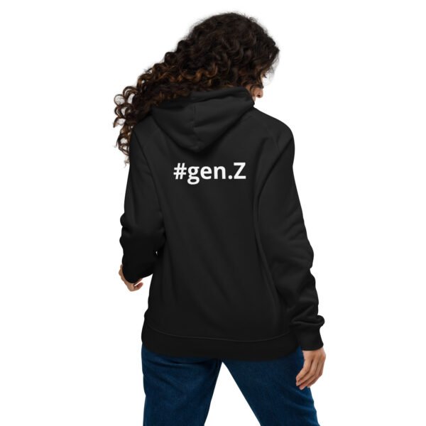 Unisex eco raglan hoodie - Image 3