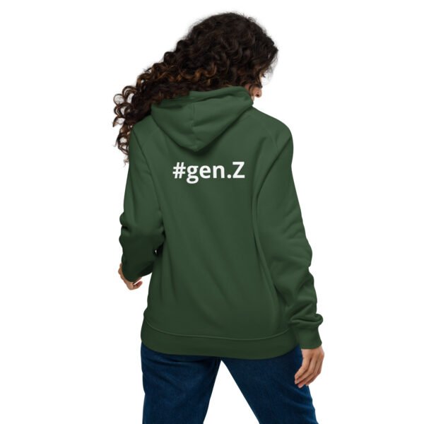 Unisex eco raglan hoodie - Image 12