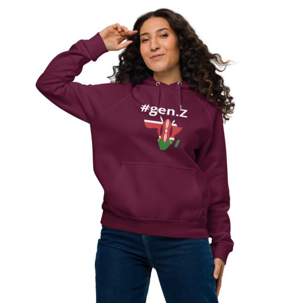 Unisex eco raglan hoodie - Image 4