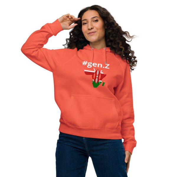 Unisex eco raglan hoodie - Image 13