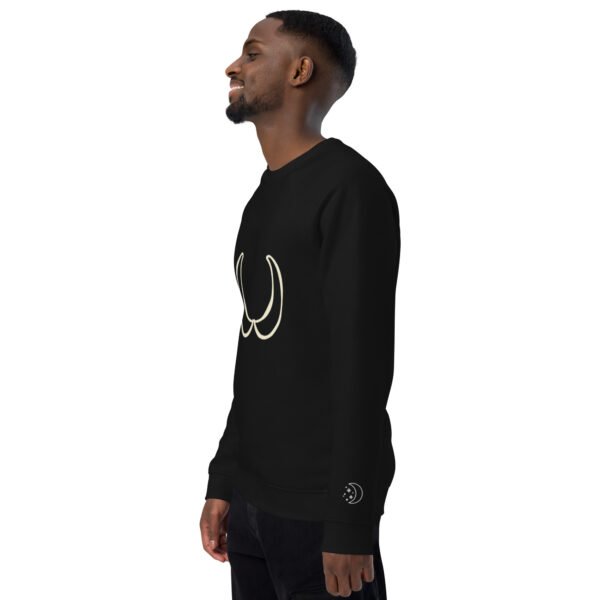 Unisex organic raglan sweatshirt - Image 6