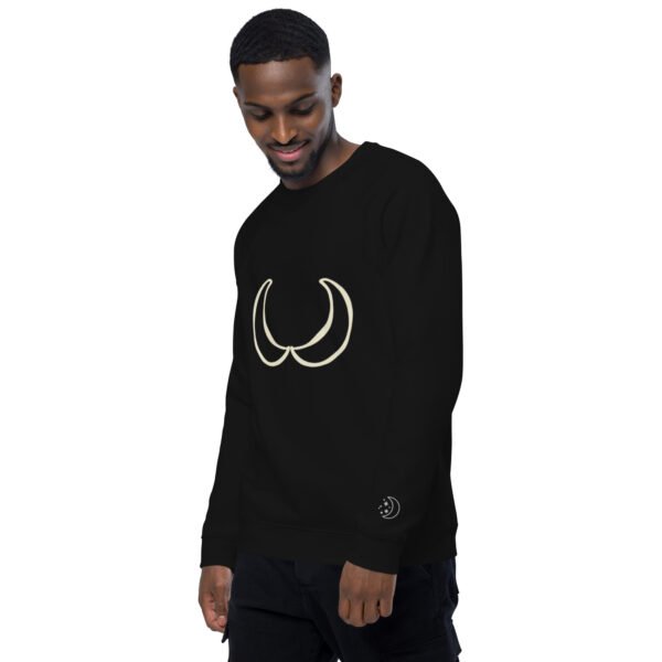 Unisex organic raglan sweatshirt - Image 7