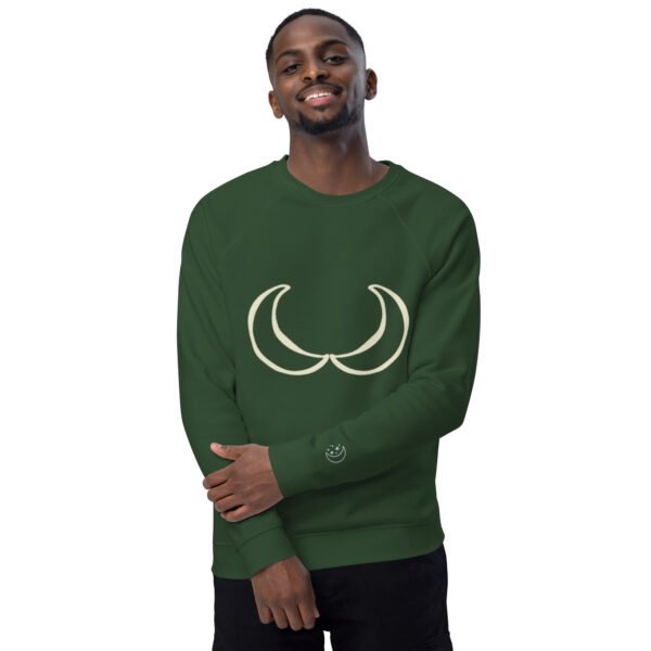 Unisex organic raglan sweatshirt - Image 35
