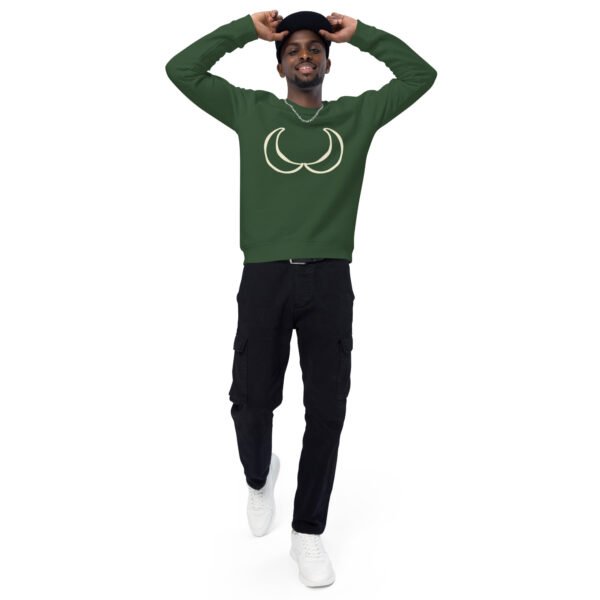 Unisex organic raglan sweatshirt - Image 36