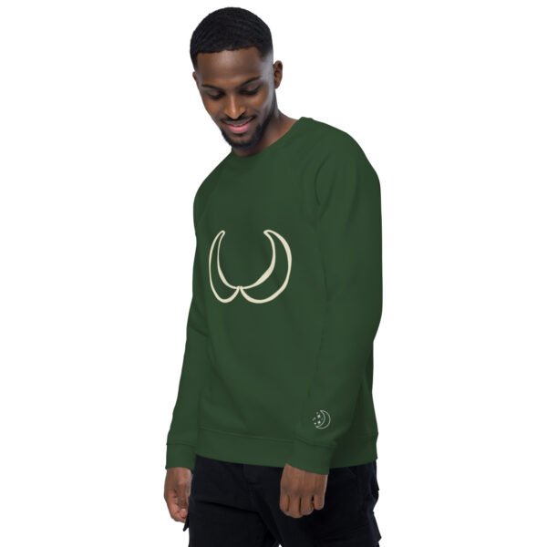 Unisex organic raglan sweatshirt - Image 40
