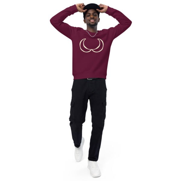 Unisex organic raglan sweatshirt - Image 14