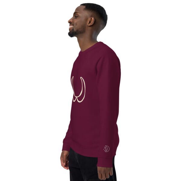 Unisex organic raglan sweatshirt - Image 17