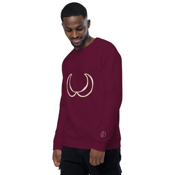 Unisex organic raglan sweatshirt - Image 18