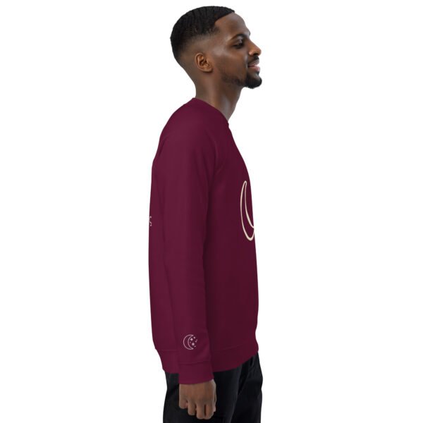 Unisex organic raglan sweatshirt - Image 19
