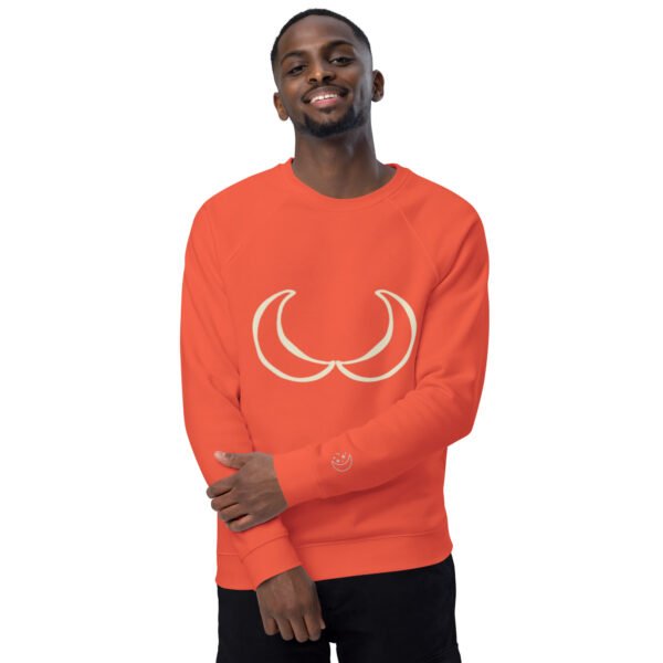Unisex organic raglan sweatshirt - Image 46
