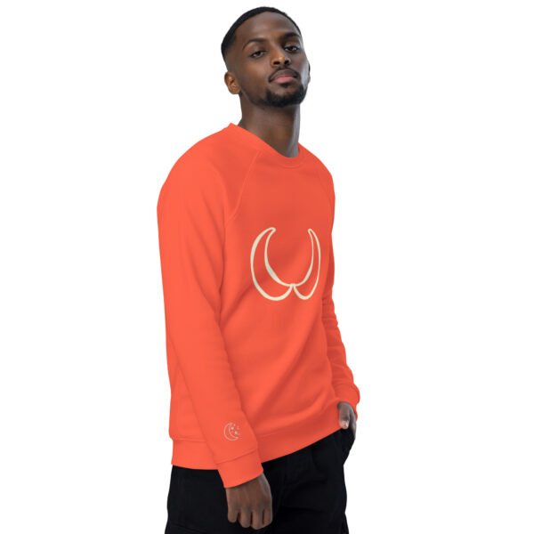 Unisex organic raglan sweatshirt - Image 53