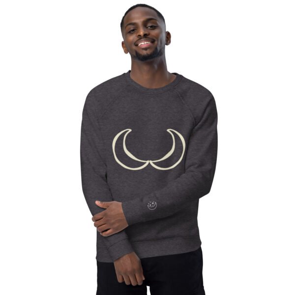 Unisex organic raglan sweatshirt - Image 24