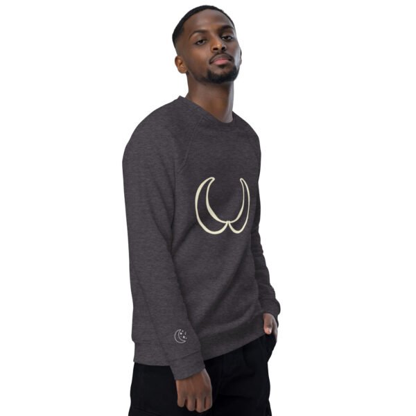 Unisex organic raglan sweatshirt - Image 31