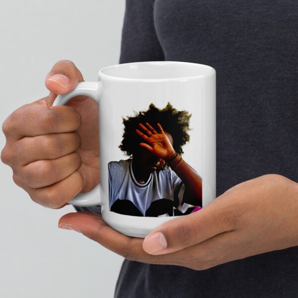 Proud Me White glossy mug - Image 5