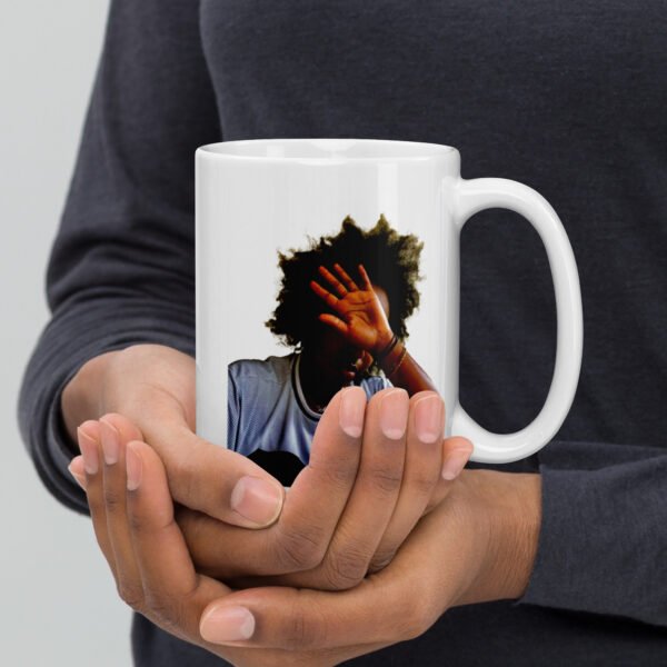 Proud Me White glossy mug - Image 4