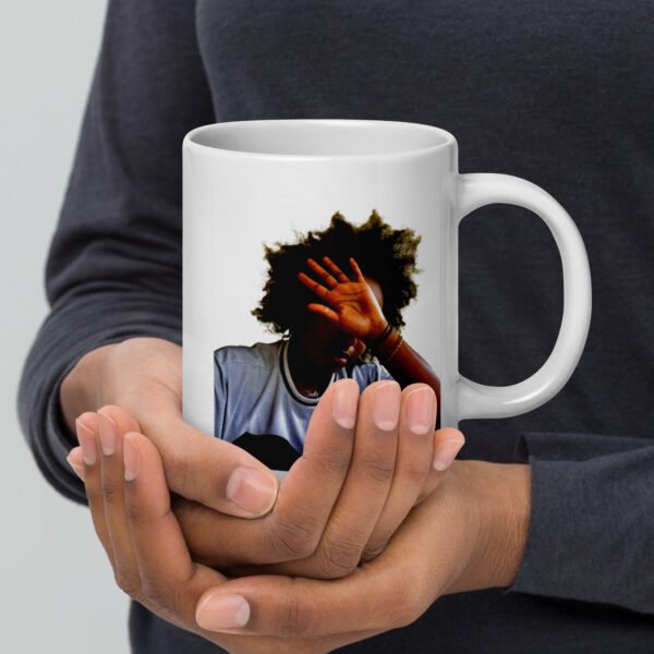 Proud Me White glossy mug